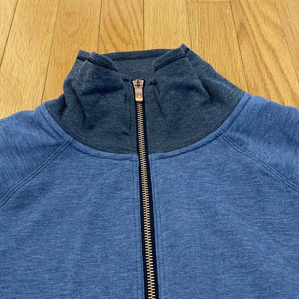 Adidas rose gold accent sweater jacket size xl new - Picture 2 of 4